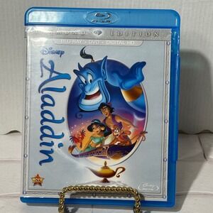 Disney Aladdin Diamond Edition Blu-ray DVD Digital HD 2-Disc Set 2015 G Rated